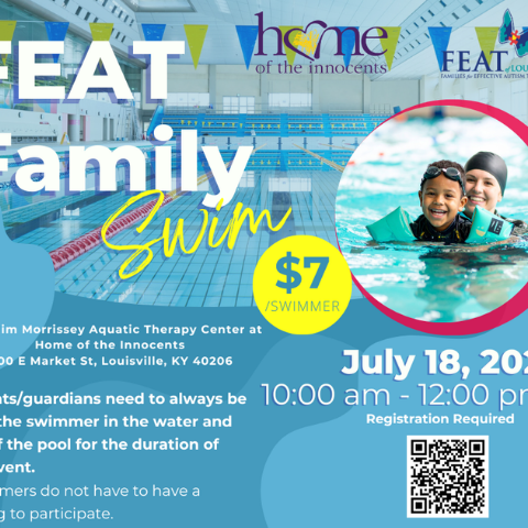 FEAT Family Swim at Home of the Innocents July 18 (10AM-Noon) - logo